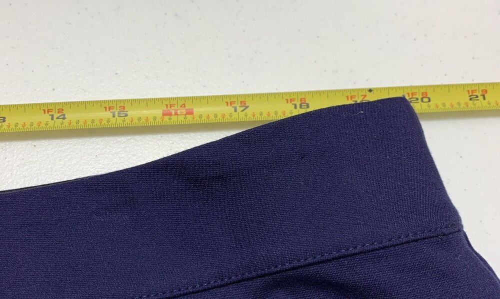 Lane Bryant Plus 20 Navy Blue Dress Pants Pointe Flare High Rise - Picture 7 of 8